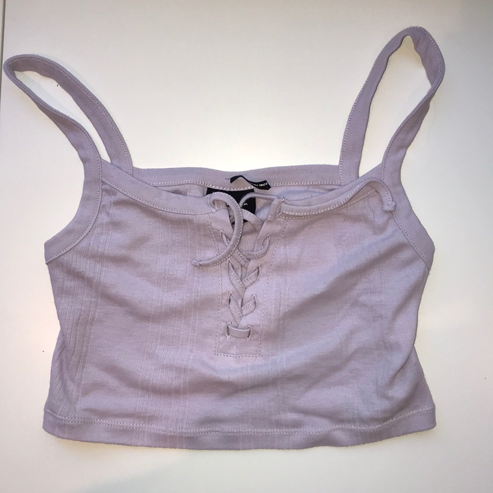 Urban Outfitters Out From Under Lace Up Crop Top